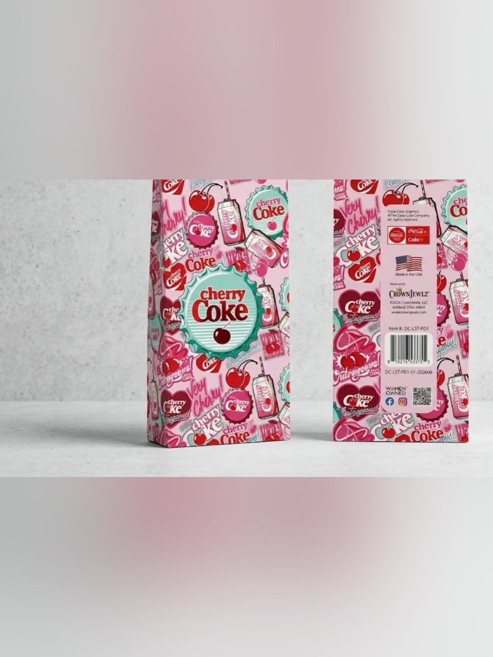 NWT cherry coke lined notebook 1 count brand new perfect condition